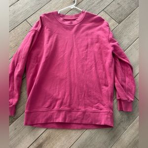 Lululemon sonic pink crew neck, size 4